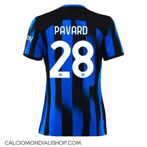 Maglie da calcio Inter Milan Benjamin Pavard #28 Prima Maglia Femminile 2023-24 Manica Corta